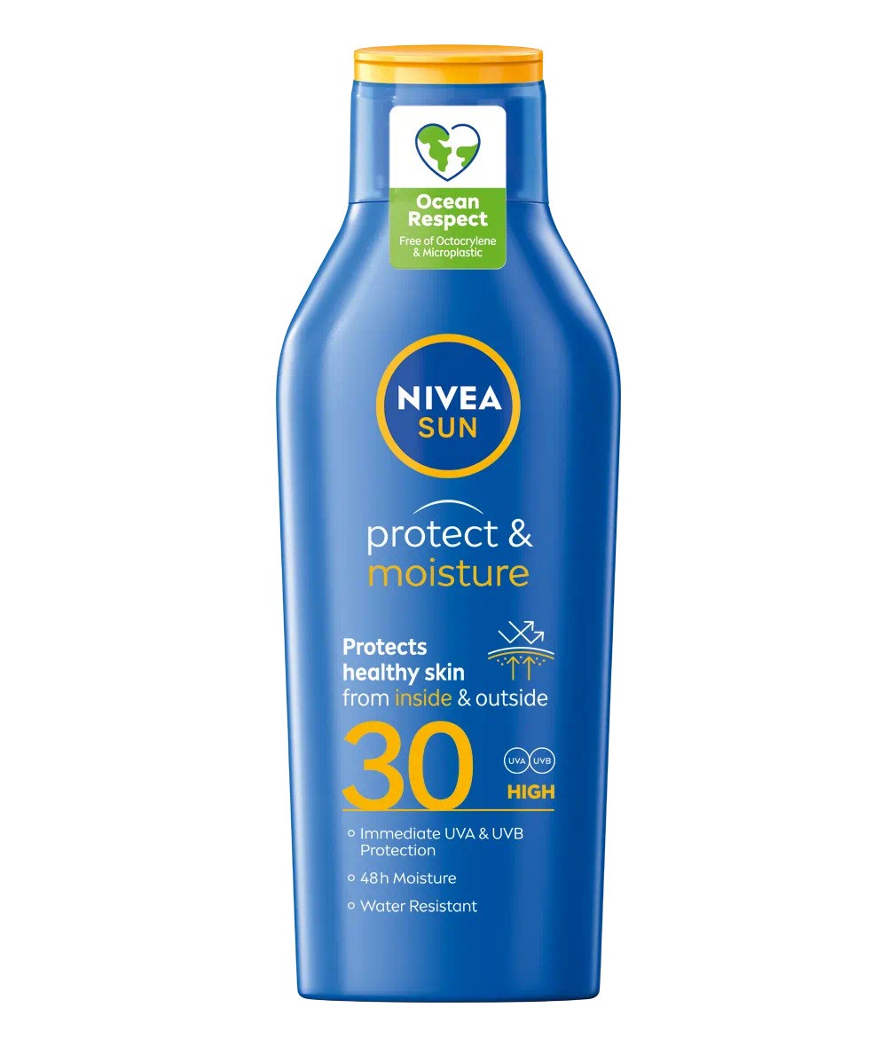 NIVEA SUN Protect & Moisture lotion ZF 30, 200 ml