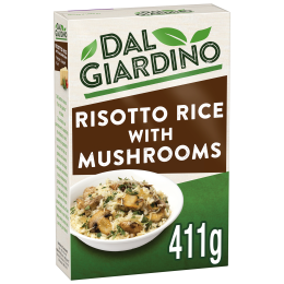 Dal Giardino Risotto Rice with Mushrooms 411g