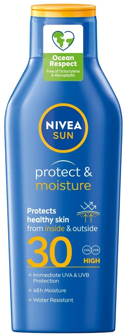 NIVEA SUN Protect & Moisture lotion ZF 30, 200 ml